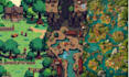 isometric pixel art tileset, tilemap, 2d game environment  rpg game