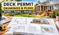 create deck permit drawings, deck plans, and construction blueprints