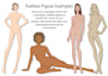 create a digital fashion illustration