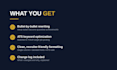 write an ats optimized resume with powerful bullet points