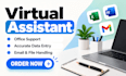 provide data entry, spreadsheets and administrative tasks expert va