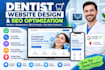 create a dental clinic wordpress website with SEO