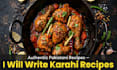 write authentic pakistani and international recipes