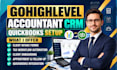 setup gohighlevel accountant crm quickbook client intake tax workflow automation