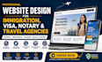 design visas consultancy website immigration visas website