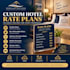 create hotel rate plans and pricing strategies