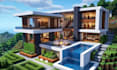 build a custom minecraft build, spawn, base, lobby and map professionally