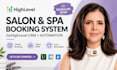 setup gohighlevel salon spa booking system and client CRM