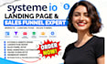create systeme io landing page systeme io website expert systeme io sales funnel