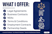 do professional legal writing and contract drafting