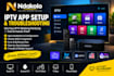 set up iptv apps and troubleshoot streaming issues on compatible devices