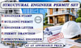 engineer letter, structural engineer permit set, building permit, engineer stamp
