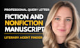 write a professional query letter, synopsis and book proposal for literary agent