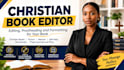 do christian book editing, proofreading, and formatting, manuscript editing