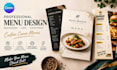 design a professional restaurant menu in canva