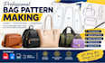 do custom sling clutch totes handbag sewing pattern bag design maker