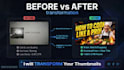 design 3 eye catching viral youtube thumbnails with high CTR