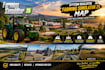 create a realistic american farming simulator 25 map