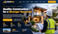 create construction company website,contractor website with favicon,geo blocking