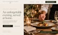 build squarespace private chef website catering food website