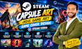 design custom steam capsule art for your indie game