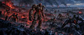 create cinematic ai concept art and sci fi environments