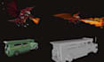 create blockbench minecraft mob, animation, weapon model, hytale texture design