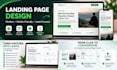 design a landing page with booking and payment integration