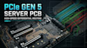 design pcle gen 5  server pcb with high speed differential routing