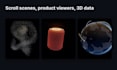 create an interactive 3d website with three js