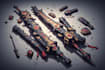create any high quality weapon and guns 3d assets