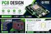 design pcb design, schematic design, esp32 pcb, stm32 pcb, circuit layouts