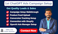 setup openai chatgpt ads manager, conversion tracking and launch ads campaign