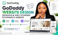 godaddy website design godaddy website redesign godaddy airo ecommerce website