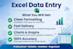 do data entry and pdf to excel conversion