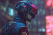 design cyberpunk character, original character design