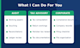 do audit  tax  advisory and corporate compliance support