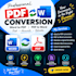 convert word to PDF and PDF to word
