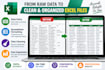 accurate excel data entry and spreadsheet formatting