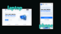 design a modern high converting landing page HTML CSS js