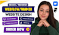 do webflow website design, framer website, figma to webflow, webflow developer