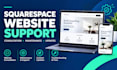 set up calendly integration, squarespace website consultation and maintenance