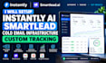 setup instantly ai smartlead cold email infrastructure custom tracking