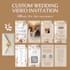 create a custom animated wedding video invitation with custom music