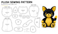 design you custom plush sewing pattern stuffed animal