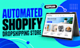 create automated shopify dropshipping store design shopify website development