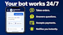 build a telegram bot to take orders and answer customers