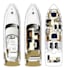 create yacht deck plan and cabin layout drawing