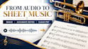 transcribe brass instruments into professional sheet music