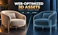 create optimized 3d product models in glb and gitf usdz for shopify, amazon ar